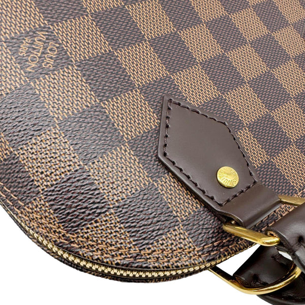 Louis Vuitton Alma BB Damier Ebene Satchel Shoulder Bag Brown