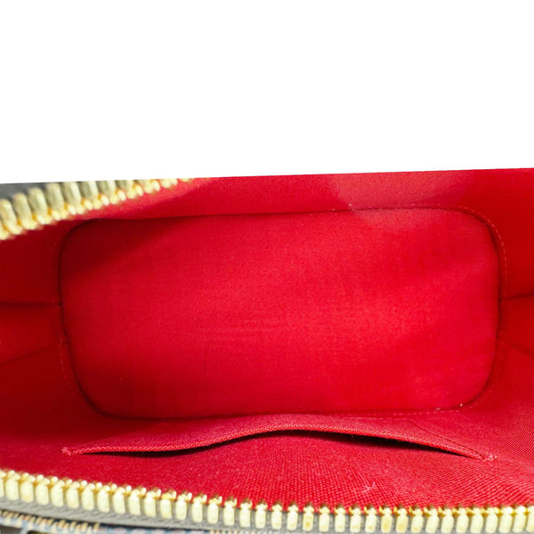 Louis Vuitton Alma BB Damier Ebene Satchel Shoulder Bag Brown