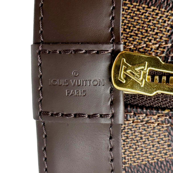 Louis Vuitton Alma BB Damier Ebene Satchel Shoulder Bag Brown