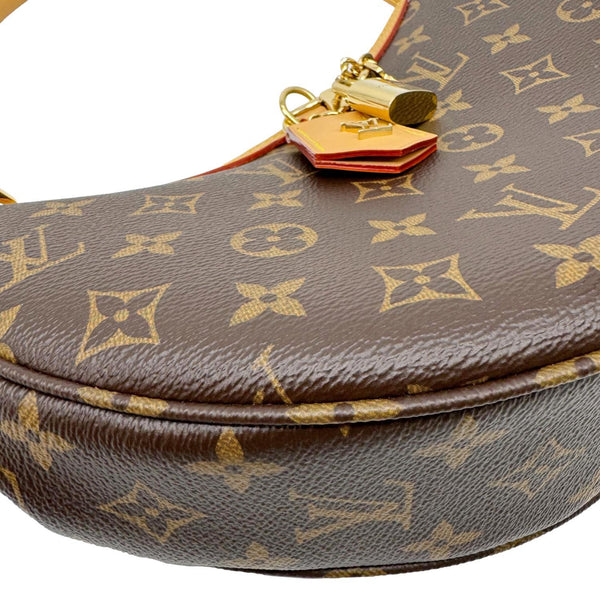 LOUIS VUITTON Looping Monogram Canvas Shoulder Bag Brown