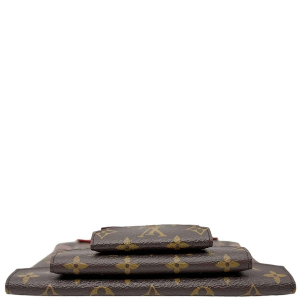 LOUIS VUITTON Kirigami Monogram Canvas Pochette Set Brown