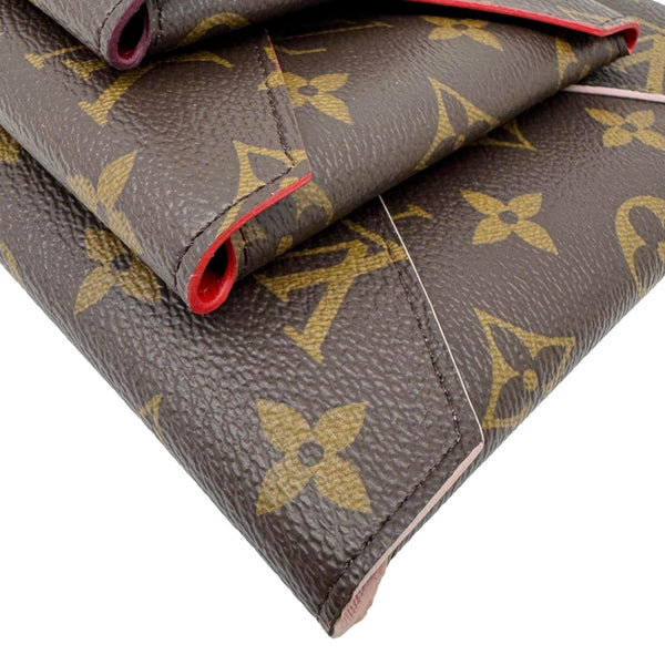 LOUIS VUITTON Kirigami Monogram Canvas Pochette Set Brown