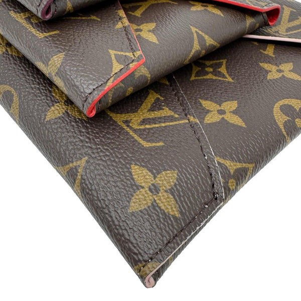 LOUIS VUITTON Kirigami Monogram Canvas Pochette Set Brown