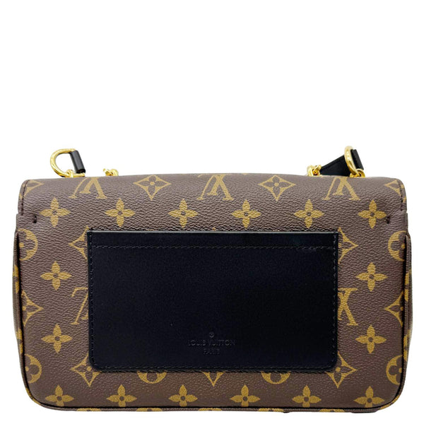 LOUIS VUITTON Marceau Monogram Canvas Chain Shoulder Bag Black