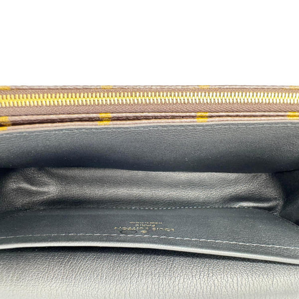 LOUIS VUITTON Marceau Monogram Canvas Chain Shoulder Bag Black