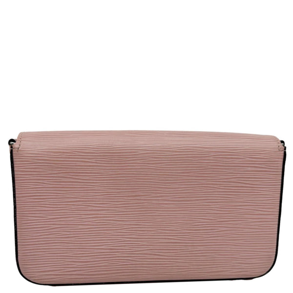 LOUIS VUITTON Felicie Pochette Epi Leather Crossbody Bag Pink