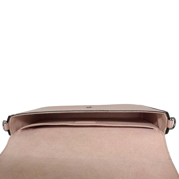 LOUIS VUITTON Felicie Pochette Epi Leather Crossbody Bag Pink