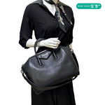 GIVENCHY Antigona Leather Shoulder Bag Black