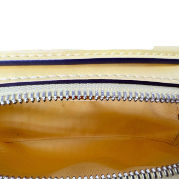 LOUIS VUITTON Saintonge Damier Azur Crossbody Bag White