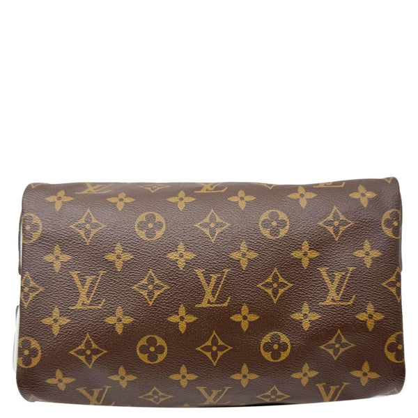 LOUIS VUITTON Speedy 25 Bandouliere LV Match Monogram Canvas Satchel Bag White