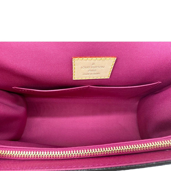 LOUIS VUITTON Cluny BB Monogram Canvas Shoulder Bag Brown