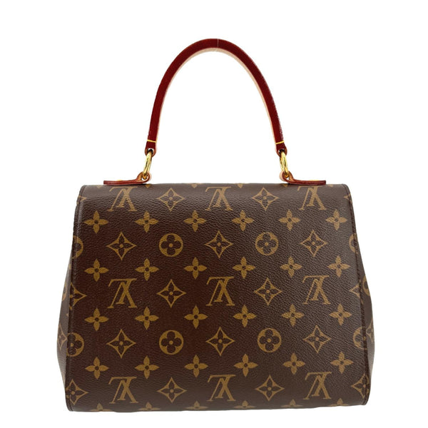 LOUIS VUITTON Cluny BB Monogram Canvas Shoulder Bag Brown