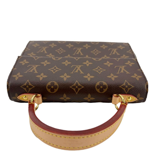 LOUIS VUITTON Cluny BB Monogram Canvas Shoulder Bag Brown