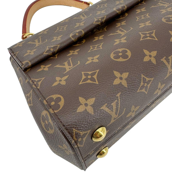 LOUIS VUITTON Cluny BB Monogram Canvas Shoulder Bag Brown