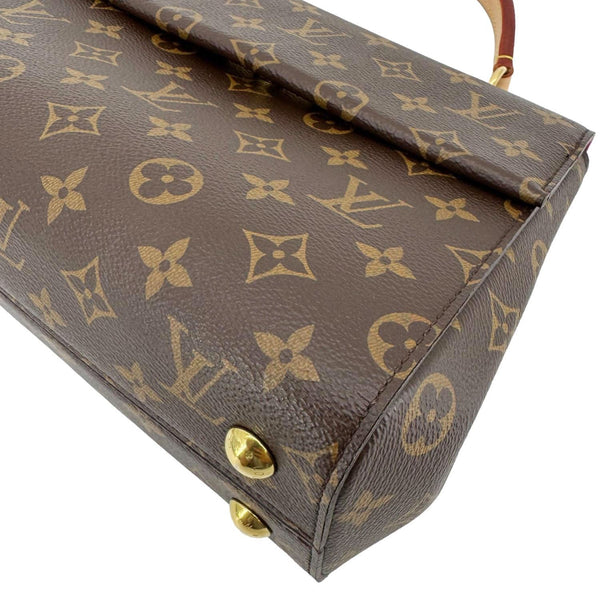 LOUIS VUITTON Cluny BB Monogram Canvas Shoulder Bag Brown