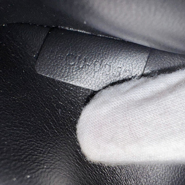 CELINE Triomphe Claude Shiny Leather Chain Shoulder Bag Black