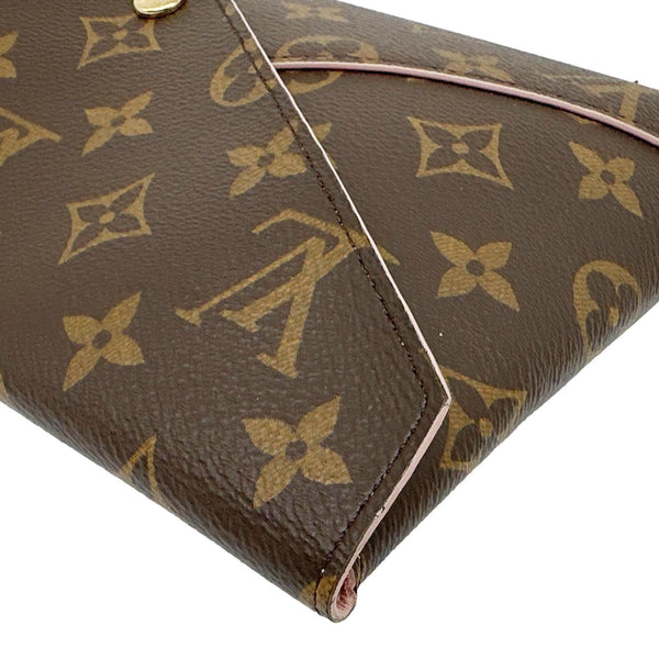LOUIS VUITTON Kirigami Pochette Large Monogram Canvas Clutch Brown