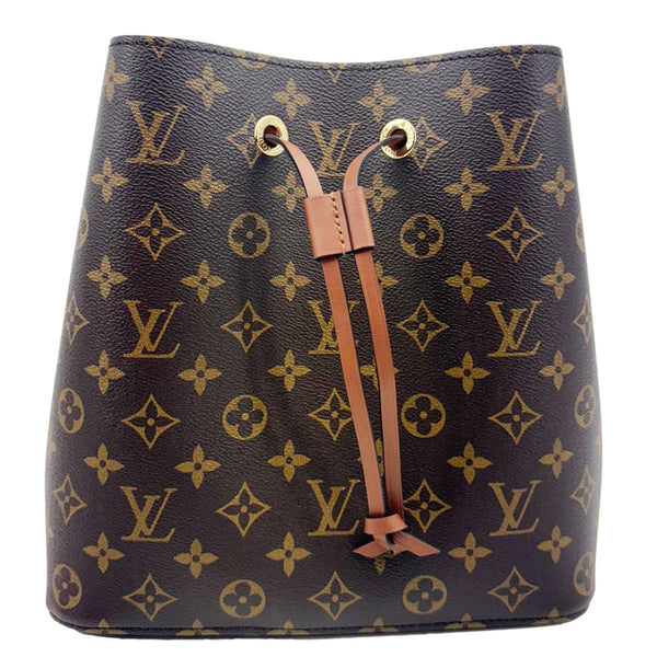 LOUIS VUITTON Neonoe MM Monogram Canvas Shoulder Bag Caramel