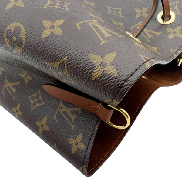 LOUIS VUITTON Neonoe MM Monogram Canvas Shoulder Bag Caramel