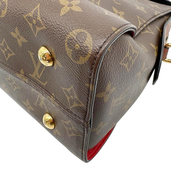 LOUIS VUITTON Tuileries Monogram Canvas Tote Shoulder Bag Brown