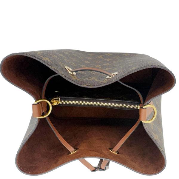 LOUIS VUITTON Neonoe MM Monogram Canvas Shoulder Bag Caramel