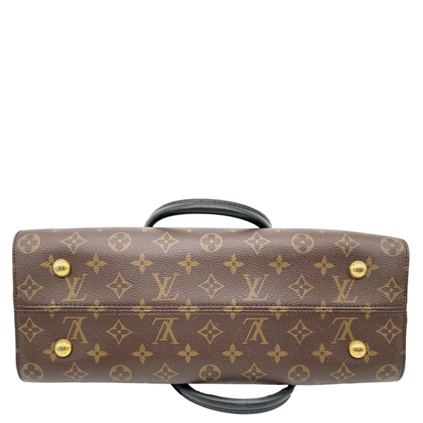 LOUIS VUITTON Tuileries Monogram Canvas Tote Shoulder Bag Brown