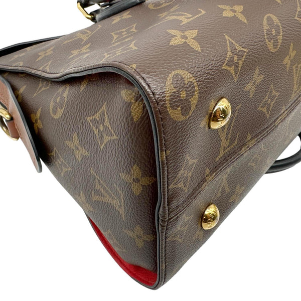 LOUIS VUITTON Tuileries Monogram Canvas Tote Shoulder Bag Brown