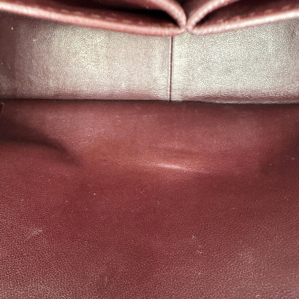 CHANEL Classic Jumbo Double Flap Quilted Caviar Leather Shoulder Bag Black