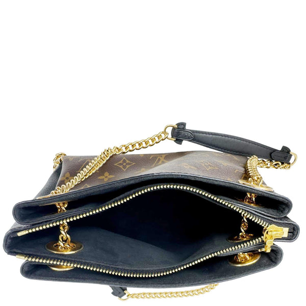 LOUIS VUITTON Surene BB Monogram Canvas Shoulder Bag Black