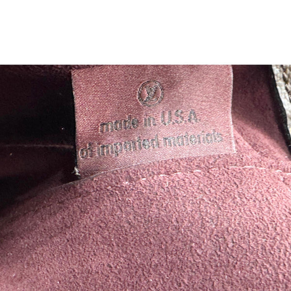 LOUIS VUITTON Montaigne GM Monogram Canvas Shoulder Bag Brown