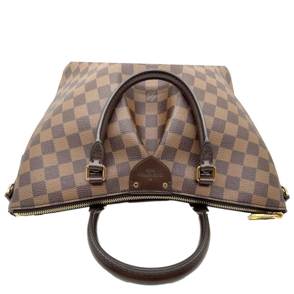 LOUIS VUITTON Siena MM Damier Ebene Shoulder Bag Brown