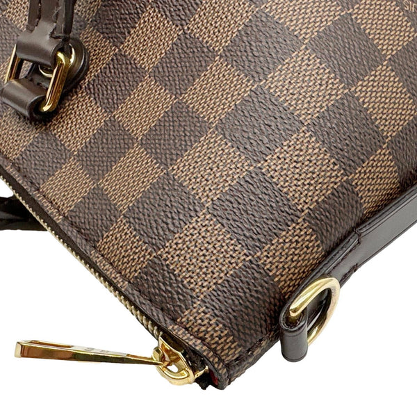 LOUIS VUITTON Siena MM Damier Ebene Shoulder Bag Brown