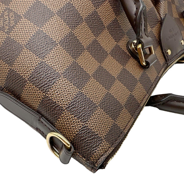 LOUIS VUITTON Siena MM Damier Ebene Shoulder Bag Brown