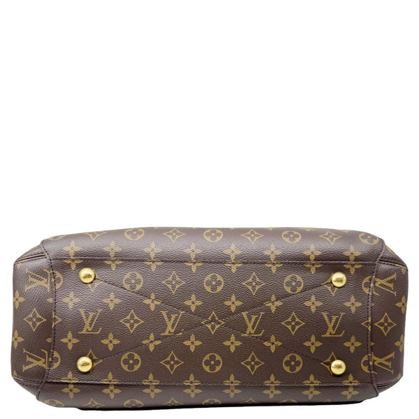 LOUIS VUITTON Montaigne GM Monogram Canvas Shoulder Bag Brown