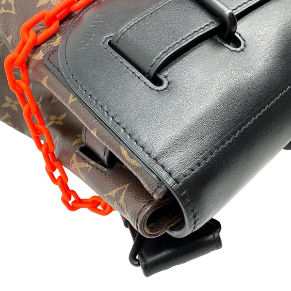 LOUIS VUITTON Steamer PM Solar Ray Monogram Canvas Messenger Bag Black