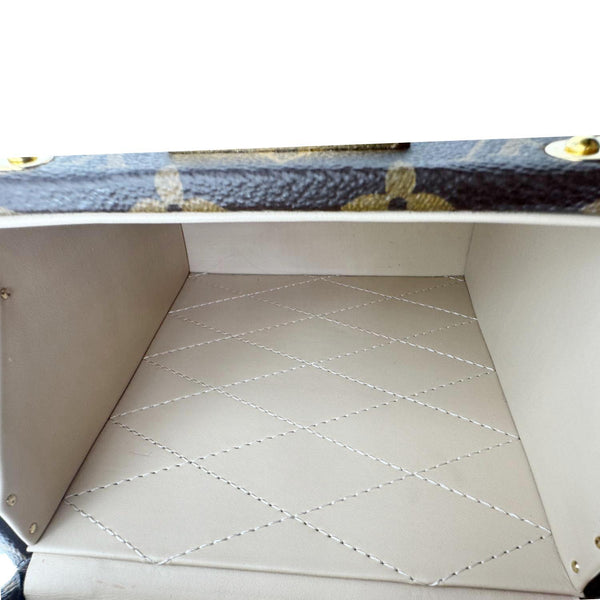 LOUIS VUITTON Camera Box Monogram Canvas Shoulder Bag Brown