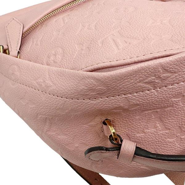 LOUIS VUITTON Sorbonne Monogram Empreinte Leather Backpack Pink