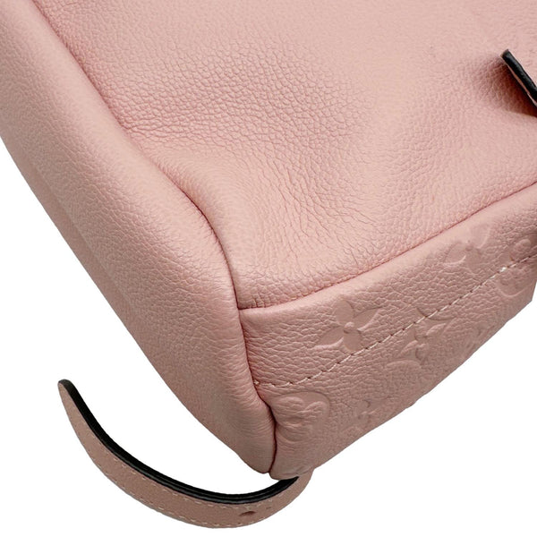 LOUIS VUITTON Sorbonne Monogram Empreinte Leather Backpack Pink