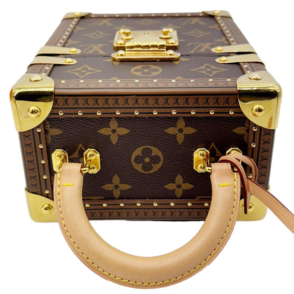 LOUIS VUITTON Camera Box Monogram Canvas Shoulder Bag Brown