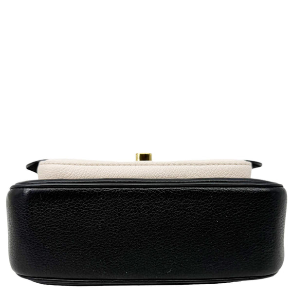 LOUIS VUITTON Lockme Tender Calfskin Leather Shoulder Bag Black