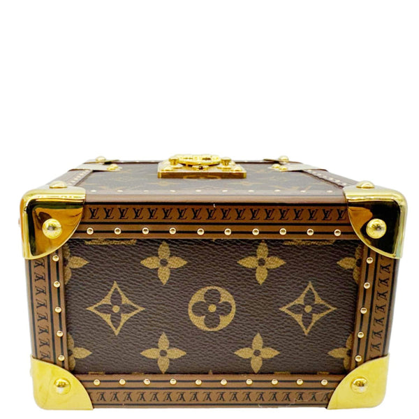 LOUIS VUITTON Camera Box Monogram Canvas Shoulder Bag Brown