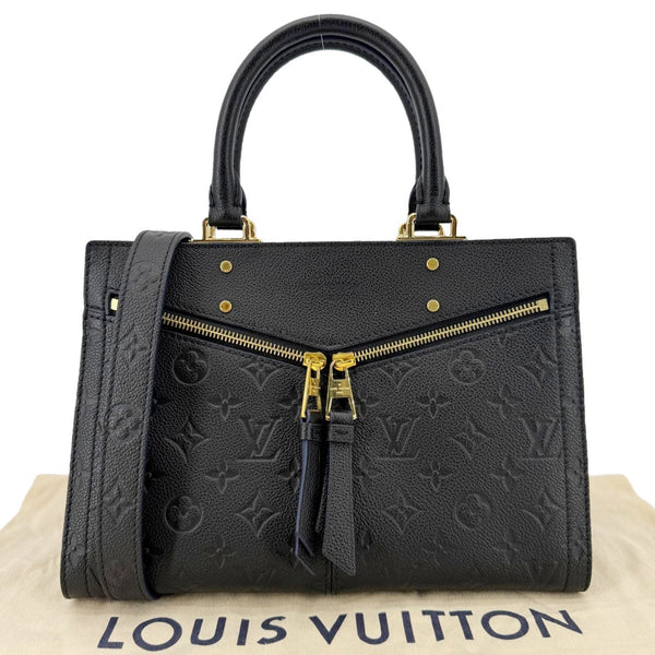 LOUIS VUITTON Sully PM Monogram Empreinte Leather Shoulder Bag Black