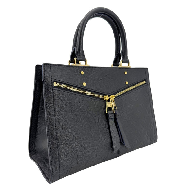 LOUIS VUITTON Sully PM Monogram Empreinte Leather Shoulder Bag Black