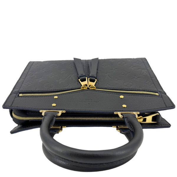 LOUIS VUITTON Sully PM Monogram Empreinte Leather Shoulder Bag Black