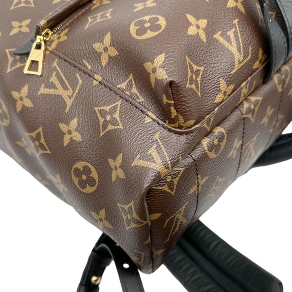 LOUIS VUITTON Palm Springs MM Monogram Canvas Backpack Brown