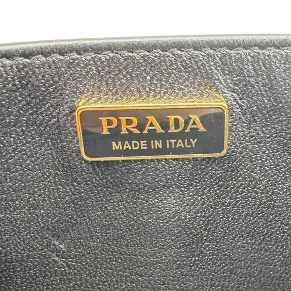 PRADA Cahier City Large Calf Saffiano Leather Shoulder Bag White