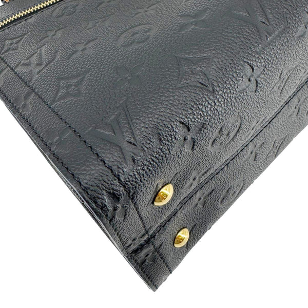 LOUIS VUITTON Sully PM Monogram Empreinte Leather Shoulder Bag Black