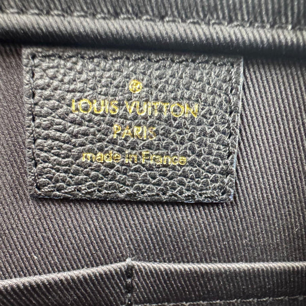 LOUIS VUITTON Sully PM Monogram Empreinte Leather Shoulder Bag Black