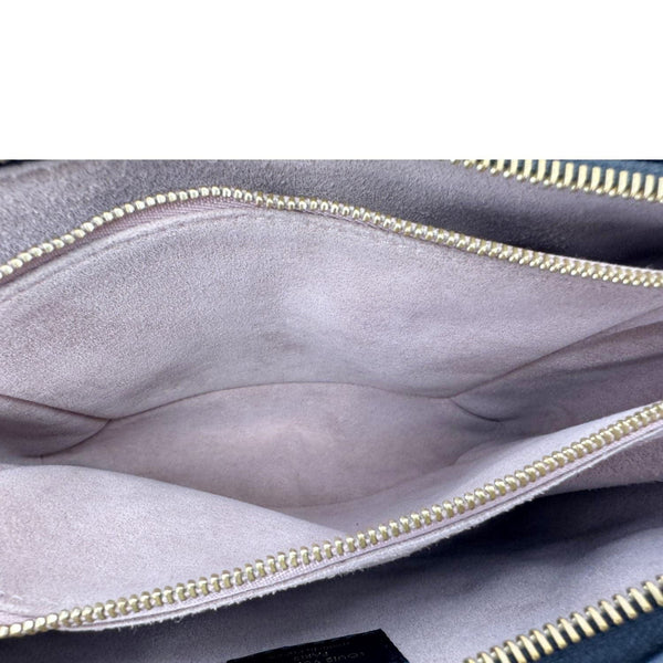 LOUIS VUITTON Coussin PM Monogram Embossed Leather Shoulder Bag Black