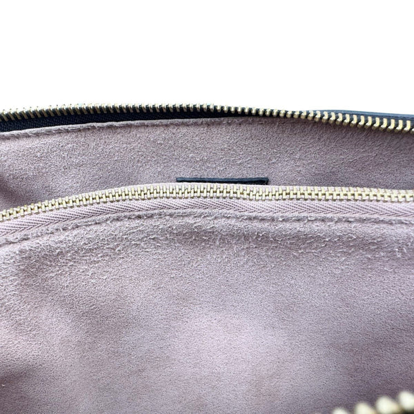 LOUIS VUITTON Coussin PM Monogram Embossed Leather Shoulder Bag Black